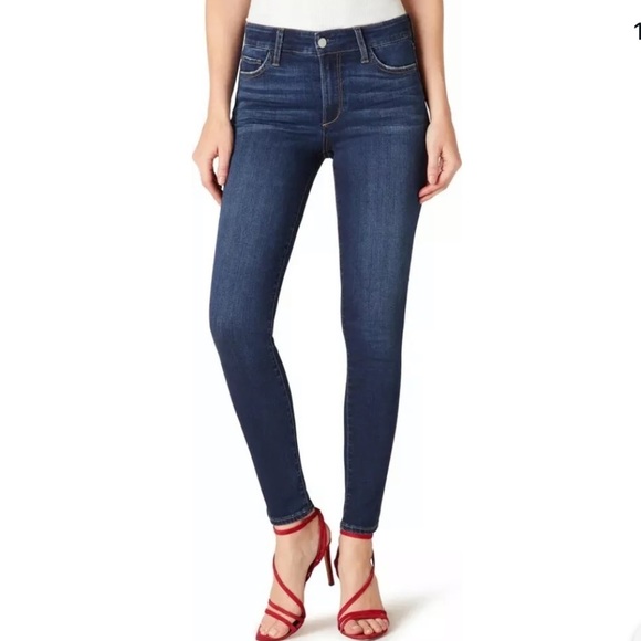 Joe’s Blue Mid-Rise Denim Skinny Jeans US25 ($179) - Picture 1 of 8